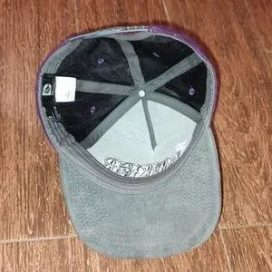 DC Comics Purple and Gray Suede Snapback Hat Unisex Dc snapback hat purple - Gem main image 4